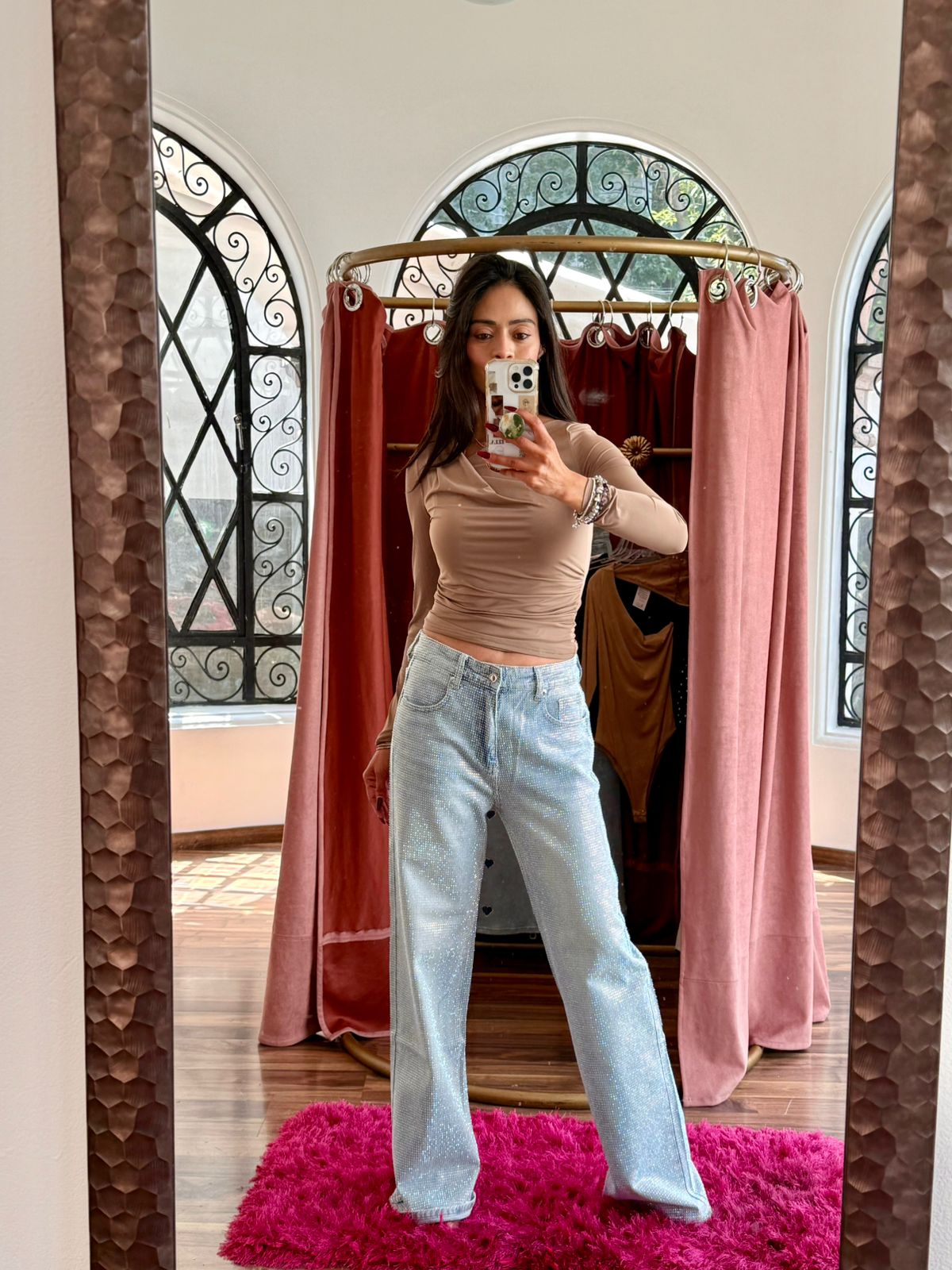 JEANS BRILLOS TORNASOL