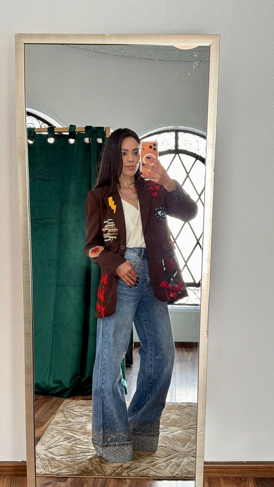 JEANS VALECIANA BRILLOS